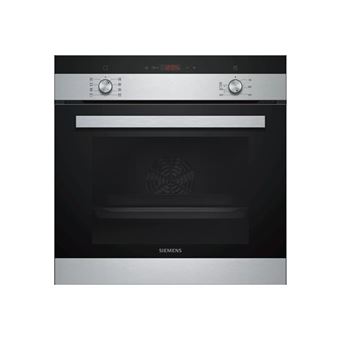 Siemens iQ100 HB153FES0 - Four - encastrable - niche - largeur : 56 cm - profondeur : 55 cm - hauteur : 57.5 cm - avec système auto-nettoyant - classe A - acier inoxydable