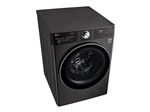 LG F24V92BSTA - Machine à laver - WiFi - largeur : 60 cm - profondeur : 61.5 cm - hauteur : 85 cm - chargement frontal - 81 litres - 12 kg - 1400 tours/min - noir