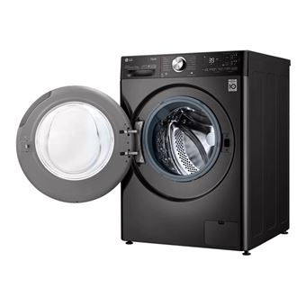 LG F24V92BSTA - Machine à laver - WiFi - largeur : 60 cm - profondeur : 61.5 cm - hauteur : 85 cm - chargement frontal - 81 litres - 12 kg - 1400 tours/min - noir