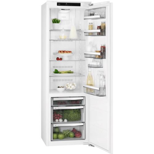 Réfrigérateur 1 Porte Aeg Ske818E9Zc Dégivrage Automatique 244L 37Db Froid Brassé Réversible Métal Blanc