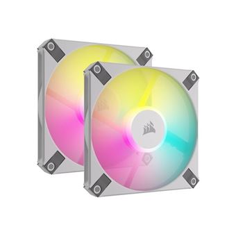 Corsair Ventilateur PC AF120 RGB Slim Blanc