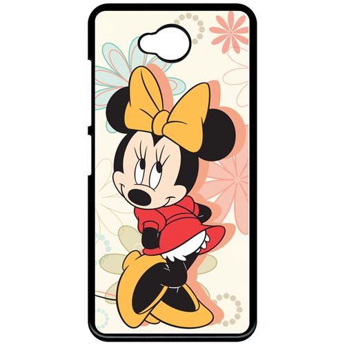 Coque My-Kase pour Lumia 650 - disney minnie timide - Plastique Noir