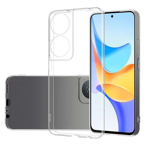 Coque pour Honor 90 Smart / Honor X7b - housse etui silicone gel fine + verre trempe - TRANSPARENT TPU - htdmobiles