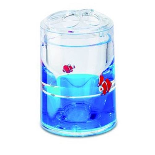 IMPEXIT - Porte Brosse a Dents Poisson Clown Liquide 12,4/8/8 cm