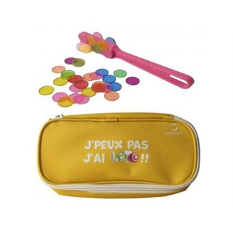 Kit Accessoire Loto 3 en 1 Trousse + Baton ramasse jetons magnetique Kit Accessoire Loto 3 en 1 Trousse + Baton ramasse jetons magnetique