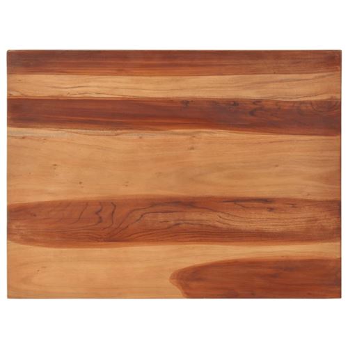 vidaXL Dessus de table Bois solide 25-27 mm 60x80 cm