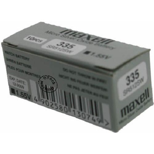 Pack de 10 piles maxell compatible avec RENATA 335 - Otech