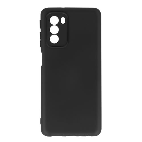 Avizar Coque pour Motorola Moto G51 5G Silicone Semi-rigide Finition Soft-touch Fine Avizar noir