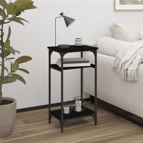 Vidaxl Noir Table D'appoint 40X30x75 Cm - Image 3