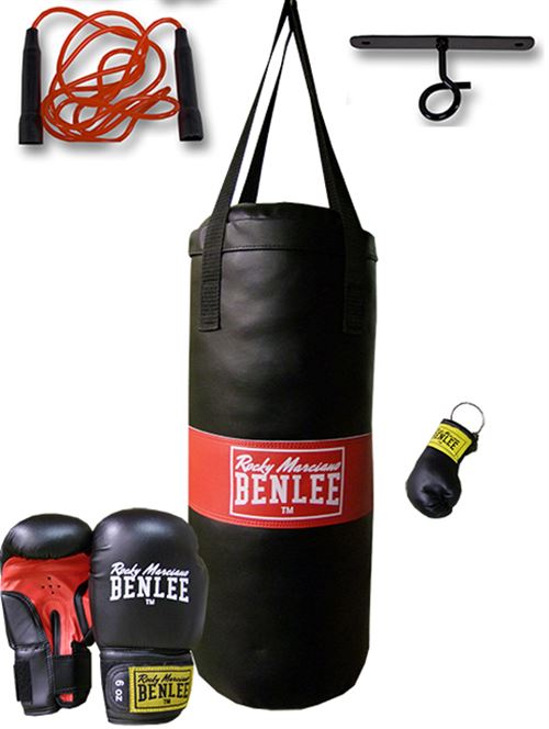 Set de boxe Benlee Punchy noir/rouge