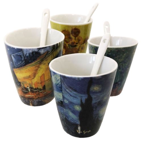 Set gobelets à café et cuillère VAN GOGH