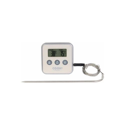 Cook Concept - Thermomètre à sonde et minuteur électronique Taupe