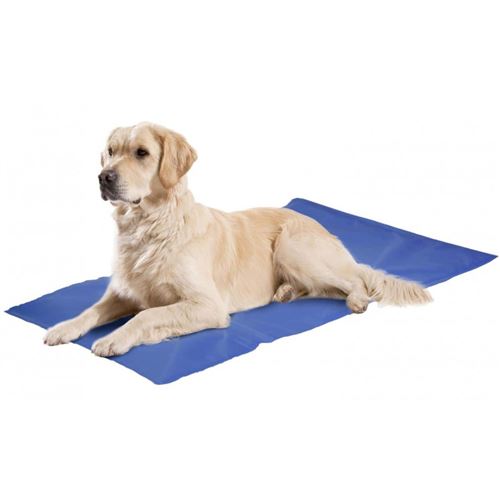 Couchage Chien - Flamingo Tapis rafraîchissant Taille XL Bleu - 100 x 60 x 1 cm