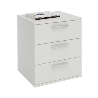 Table De Chevet Terre Table De Nuit Hauteur 50 Cm Avec 3 Tiroirs