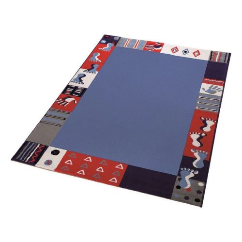 Tapis garçon Roundly Hands and Feet Wecon Rose 133x200