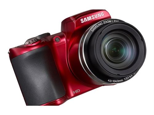 Samsung Wb100 - Appareil Photo Numérique - Compact - 16.2 Mp - 720 P - 26X Zoom Optique - Rouge