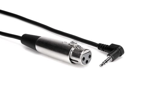 Hosa Xvs-102f Câble Xlr3f Vers Trs Ra Pour Microphone Noir