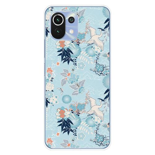 Coque en silicone imprimée compatible Xiaomi Mi 11 Kimono