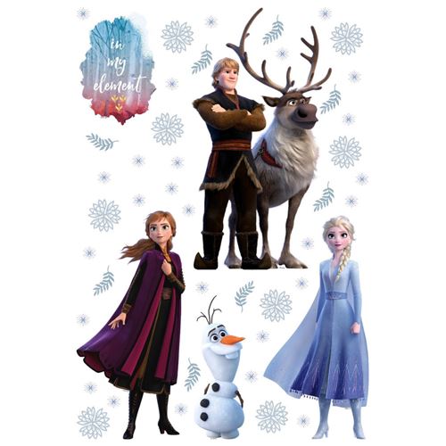 Stickers repositionnable Disney - La Reine des Neiges 2 - modèle In my element - 42.5CM x 65 CM