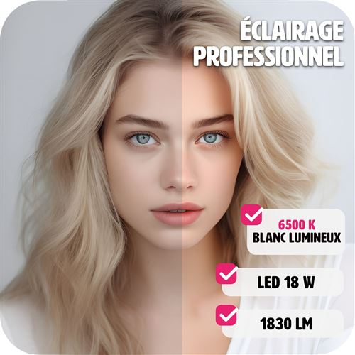 TecTake Eclairage Studio Photo Vidéo Kit 2 Softbox Lampe Réglable Ampoule LED Sac FR 