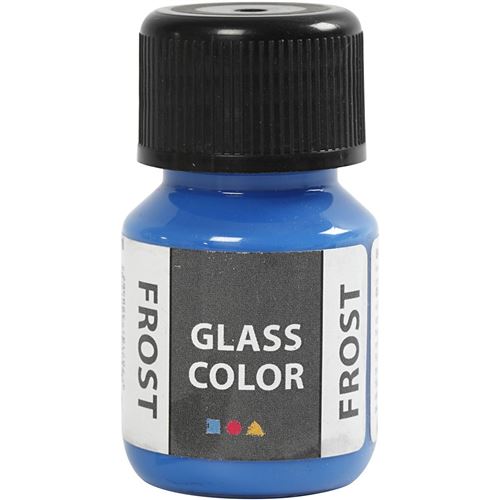 Creotime peinture pour verre et porcelaine Glass Color 30 ml bleu givré