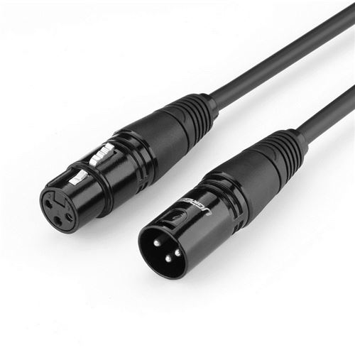 Câble XLR Câble Microphone Mâle vers Femelle (3m)