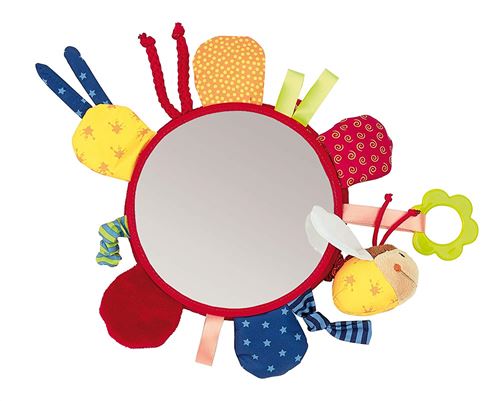 Sigikid 40120, fille et garçon, peluche d'activités fleur, multicolore