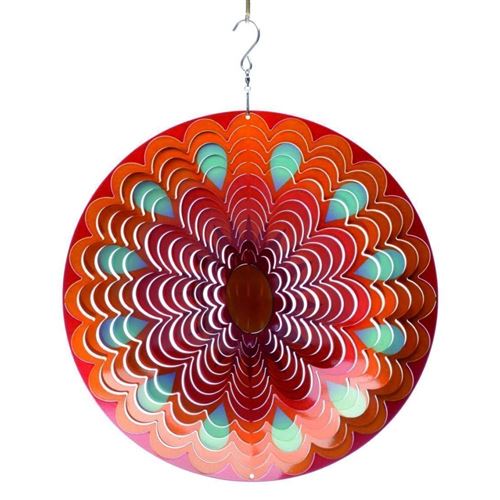Spin-Art Spinners - Mobile à vent design Mandala Sun