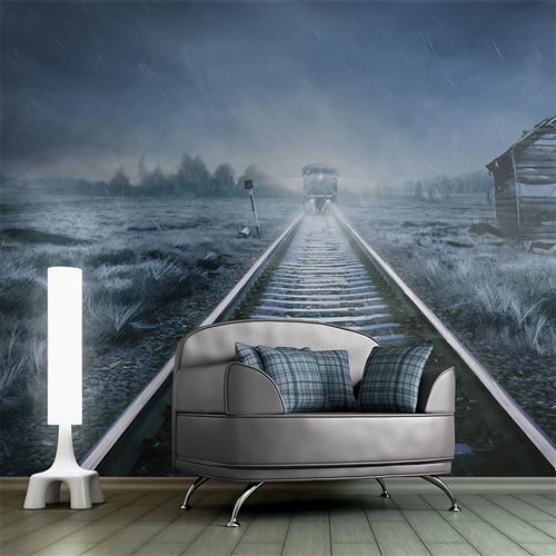 Papier peint Le train fantôme 2-Taille L 200 x H 154 cm