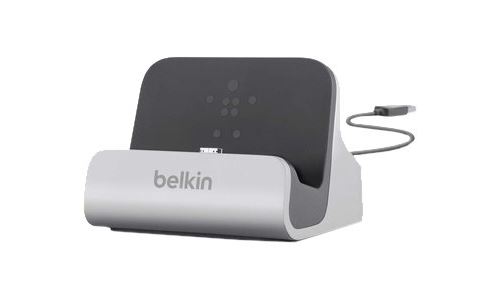 Belkin PowerHouse - Dockingstation voor mobiele telefoon - zwart, zilver