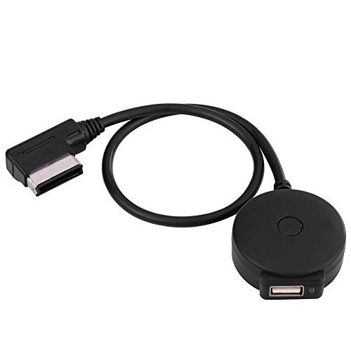 Qiilu Voiture AMI MDI Bluetooth Audio AUX Câble USB Adaptateur interface musicale
