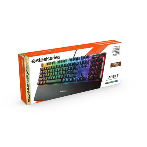 Clavier Gaming SteelSeries Apex 7 Switches QX2 Noir