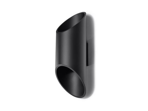 Applique murale PENNY - 2 spots - L. 10 x H. 30 cm - Aluminium - Noir
