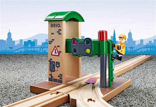 Brio Station de contrôle et d'aiguillage - Circuit ou accessoire train en  bois - à la Fnac