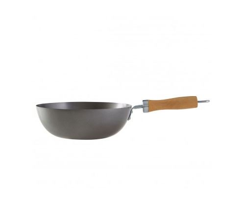 Premier housewares wok anti-adhésif manche en bois 24 cm