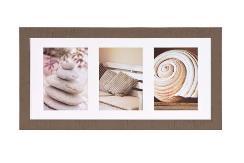 Henzo Driftwood Cadre Photo Bois, Bois, Marron Moyen, 27.5 X 54.5 X 1.5 Cm