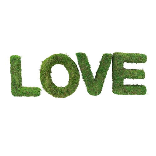 4 lettres love en mousse 20cm
