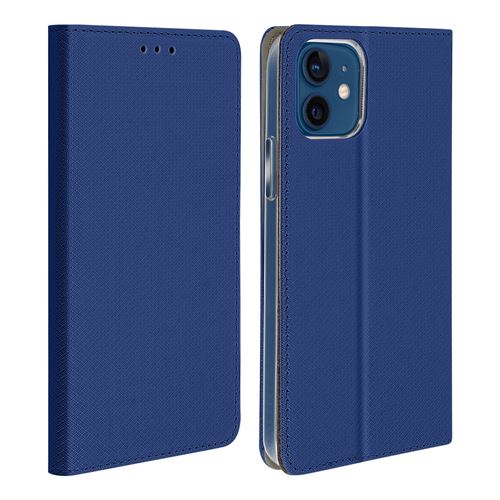 Avizar Étui Pour iPhone 12 Mini Porte-carte Fonction Support Bleu