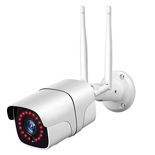 Yonis Blanc Caméra Surveillance 2.0 Mp Android Ios Wifi Vision Nocturne P2p - Image 2