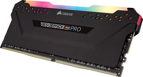 Kit Barrettes mémoire 16Go (2x8Go) DIMM DDR4 Corsair Vengeance LPX  PC4-25600 (3200 Mhz) (Noir) - Discomputer