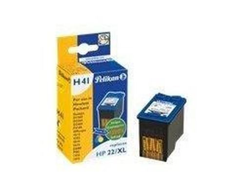 Pelikan H41 Couleur cyan jaune cartouche d'encre équivalent à : HP 22 pour HP Deskjet F2185 F2187 F2280 F2290 F375 F4175 F4188 F4190 F4194 Officejet 56XX - vue 4