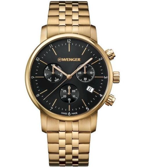 Wenger Montre Homme 01.1743.103 ChronographeNoir