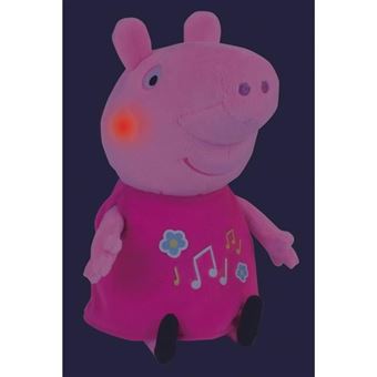 Peluche musicale et lumineuse Jemini Peppa Pig 25 cm