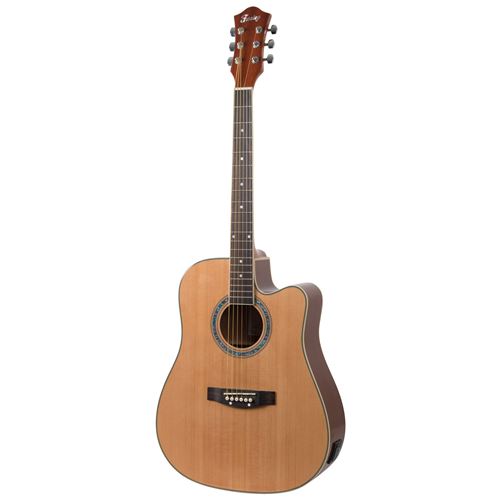 Fazley FE118CN guitare folk électro-acoustique (naturel)