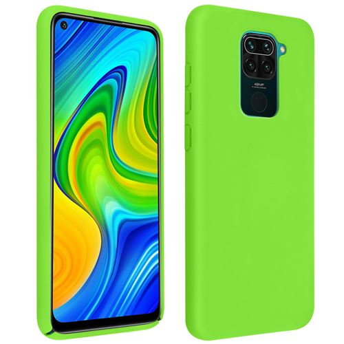 Coque Pour Xiaomi Redmi Note 9 Semi-rigide Finition Soft Touch Vert