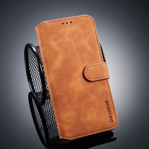 Etui en PU style rétro marron pour votre OnePlus 6T