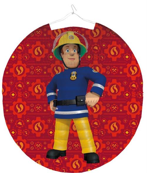 Amscan pompier lampion Sam 25 cm papier