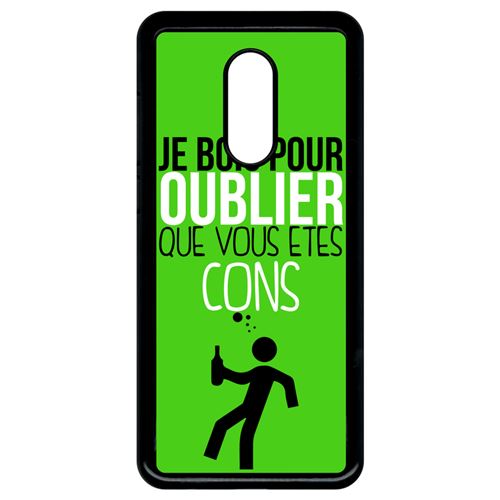 Coque xiaomi redmi 5 plus je bois pour oublier que vous etes con 11