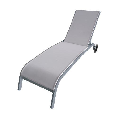 Bain De Soleil Seattle Gris Alu Et Textilene Mobilier De Jardin Achat Prix Fnac
