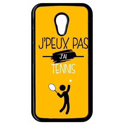 Coque motorola moto g2 j peux pas j ai tennis 5